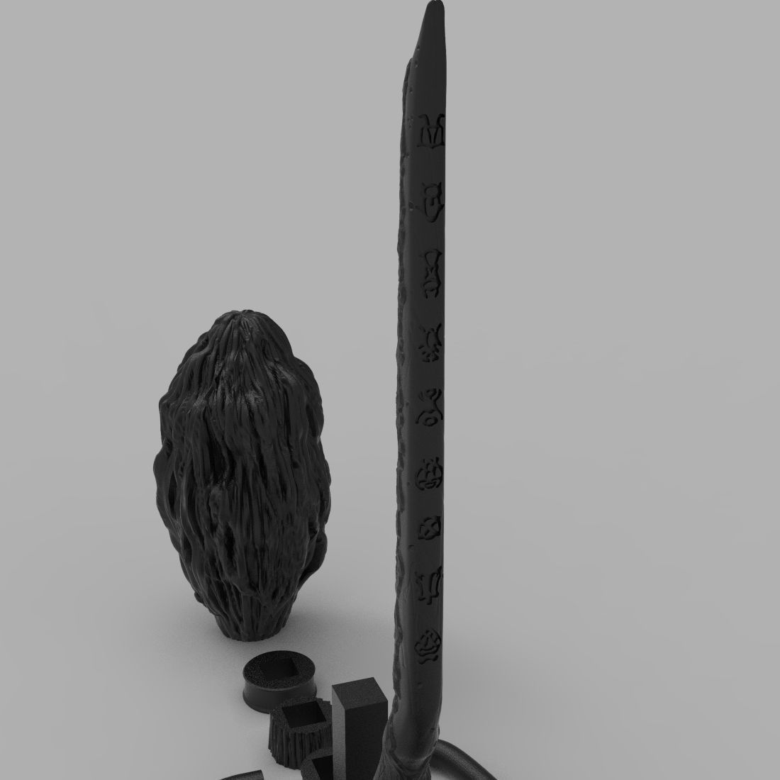 Firebolt Broomstick - Harry Potter - Goblet of Fire 3D print model_26
