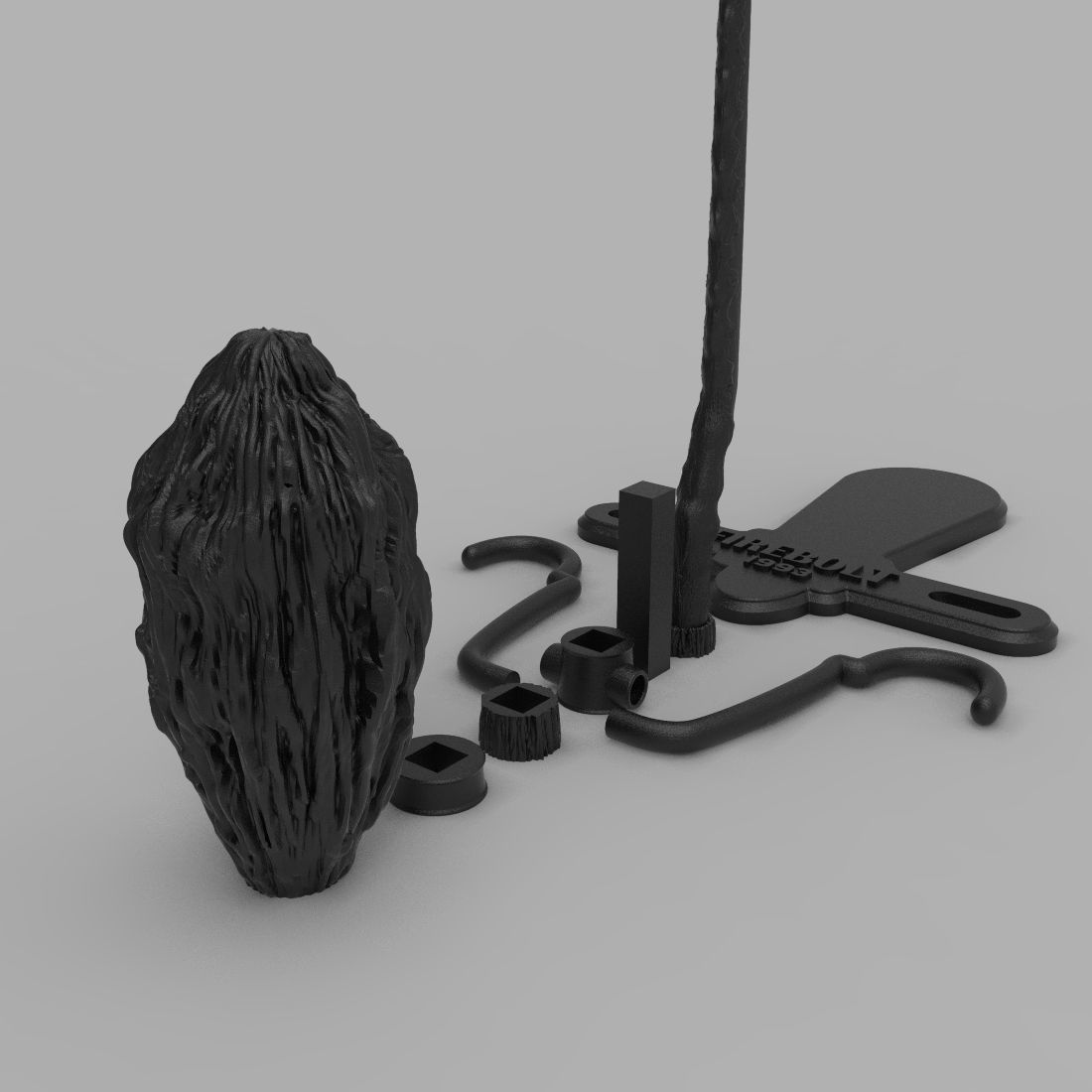 Firebolt Broomstick - Harry Potter - Goblet of Fire 3D print model_16