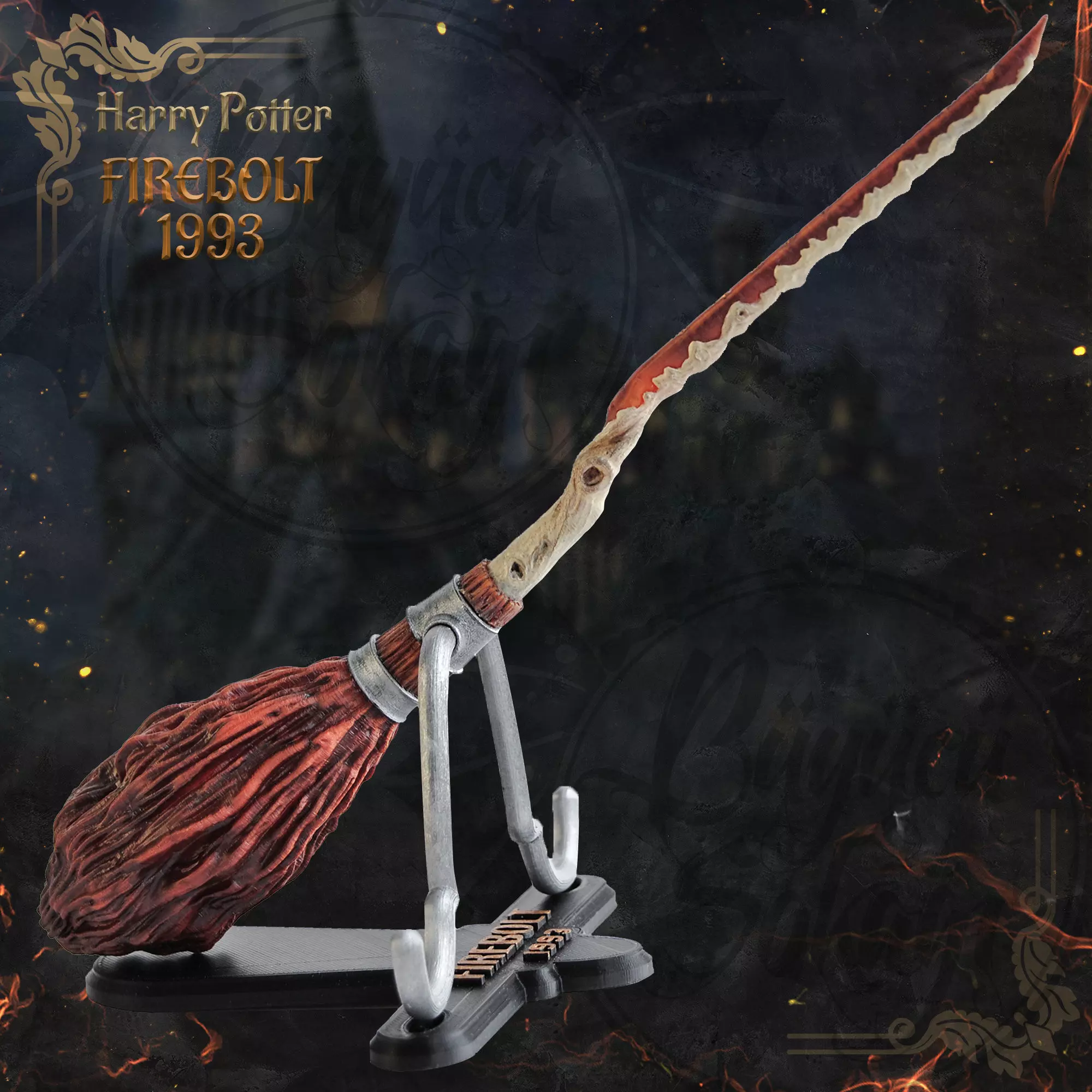 Firebolt Broomstick - Harry Potter - Goblet of Fire 3D print model_0