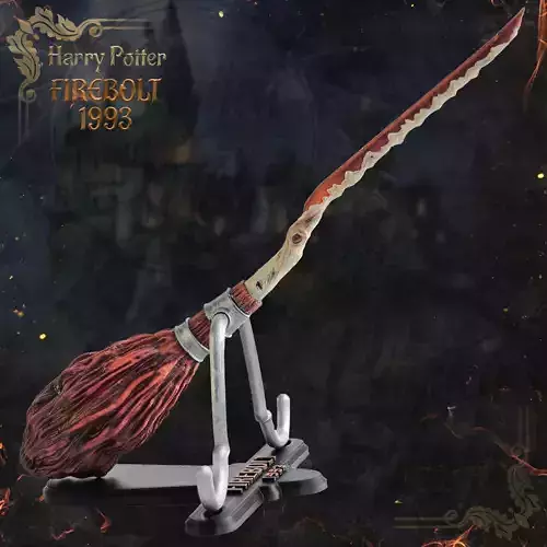 Firebolt Broomstick - Harry Potter - Goblet of Fire 3D print model Firebolt Broomstick - Harry Potter - Goblet of Fire 3D print model