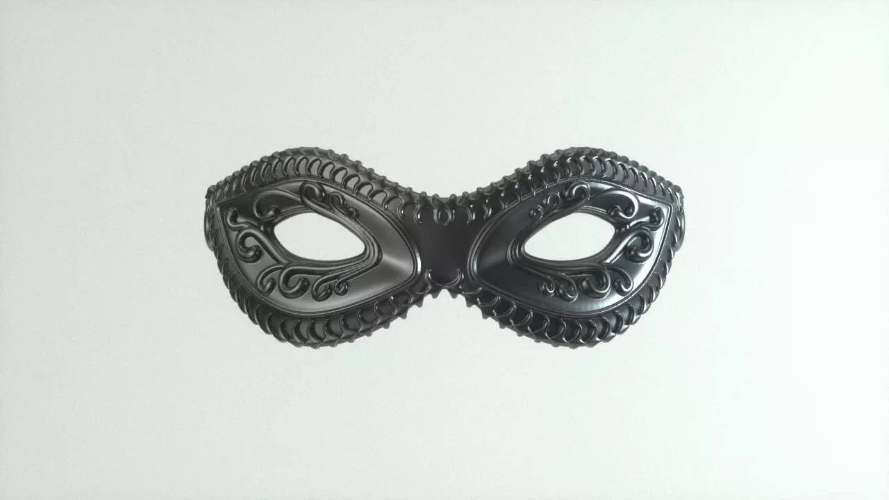Carnival Mask - 03 3D print model_0