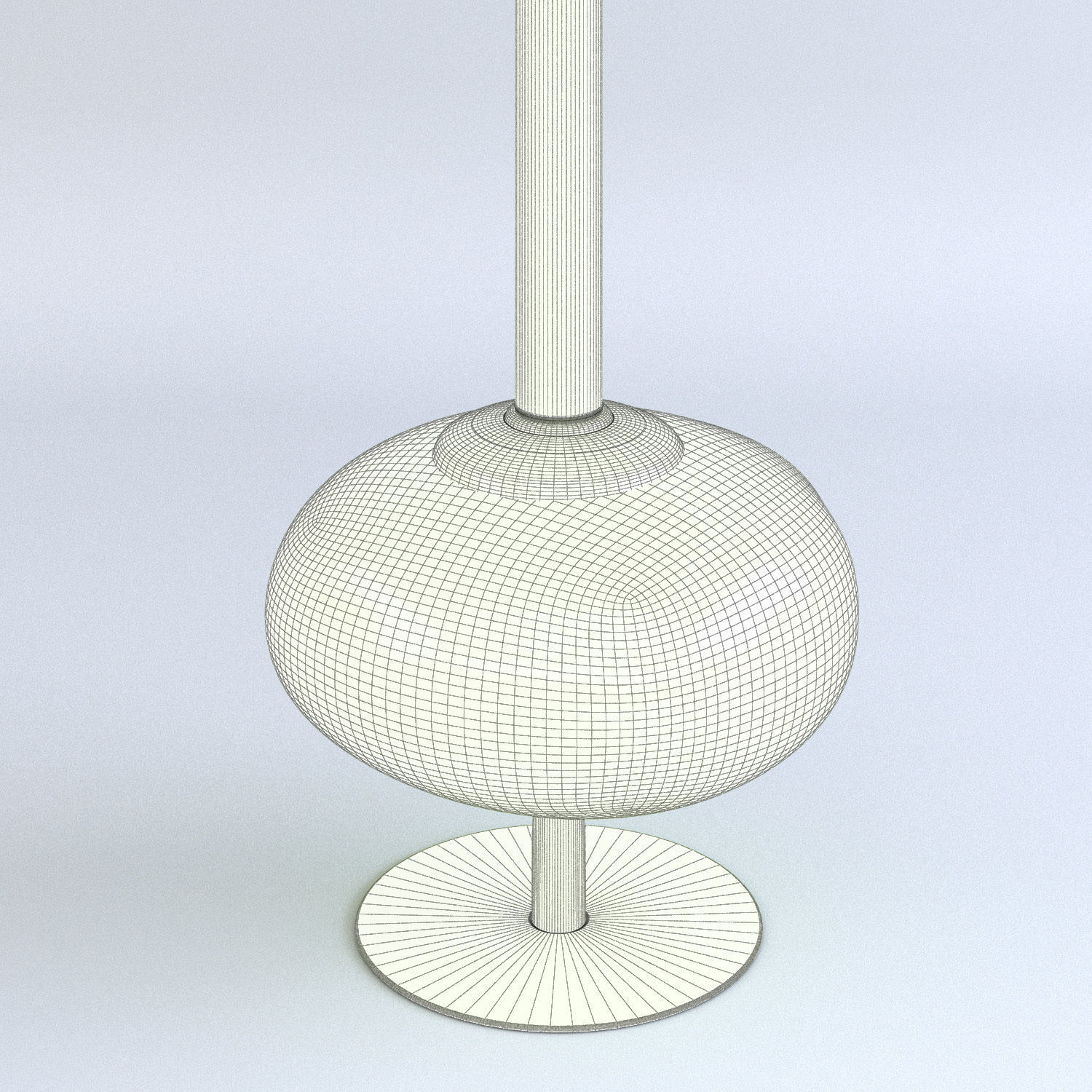 Funky Retro Fireplace 3D model_7
