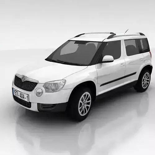 Skoda Yeti Low-poly 3D model