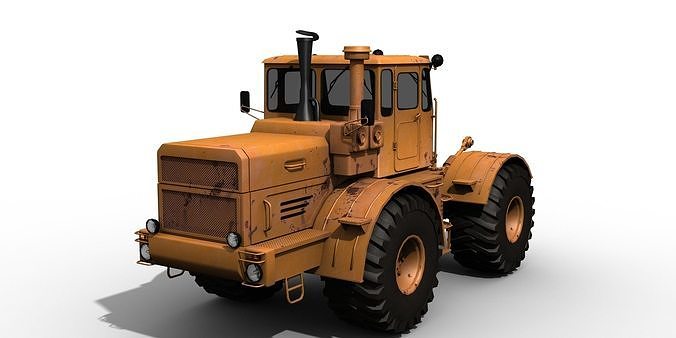 K-700 Kirovets Low-poly 3D model
