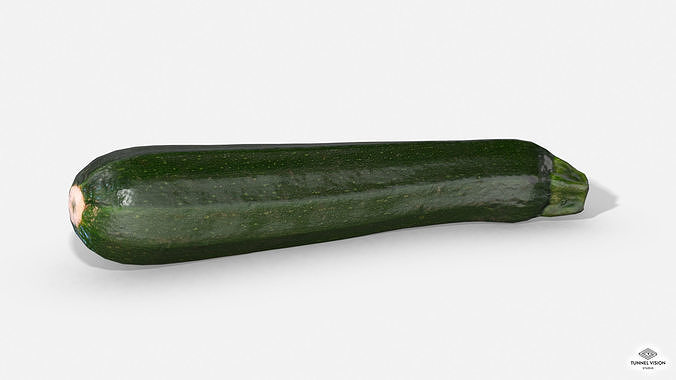Vegetable Zucchini - Photoscanned PBR Low-poly 3D model