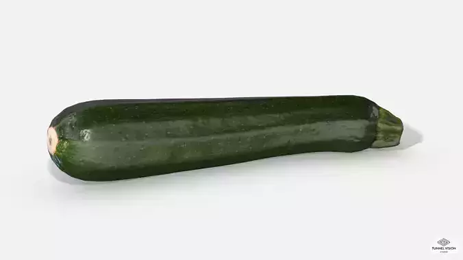 Vegetable Zucchini - Photoscanned PBR Low-poly 3D model