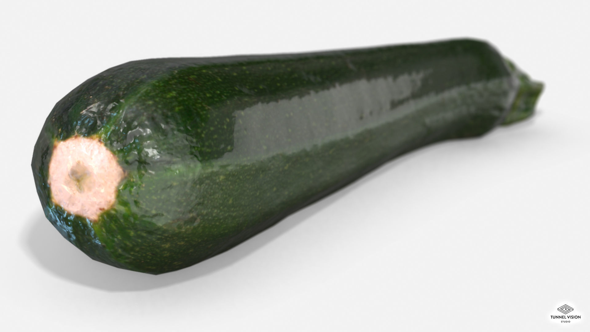 Vegetable Zucchini - Photoscanned PBR Low-poly 3D model_5