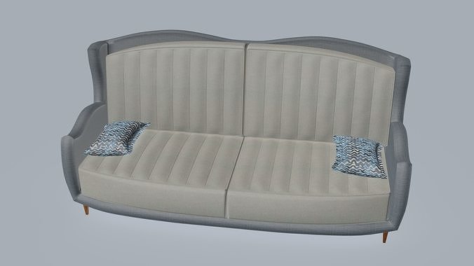 L-type sofa 3D model