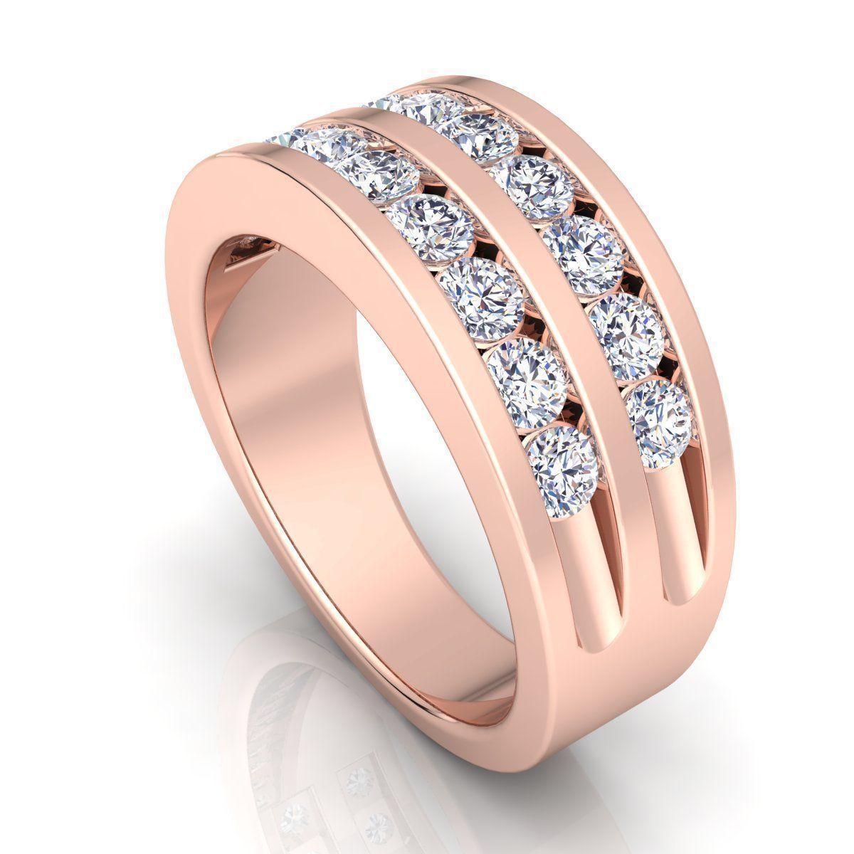 Fancy Ring 3d Model and Render Detail 3D print model_3