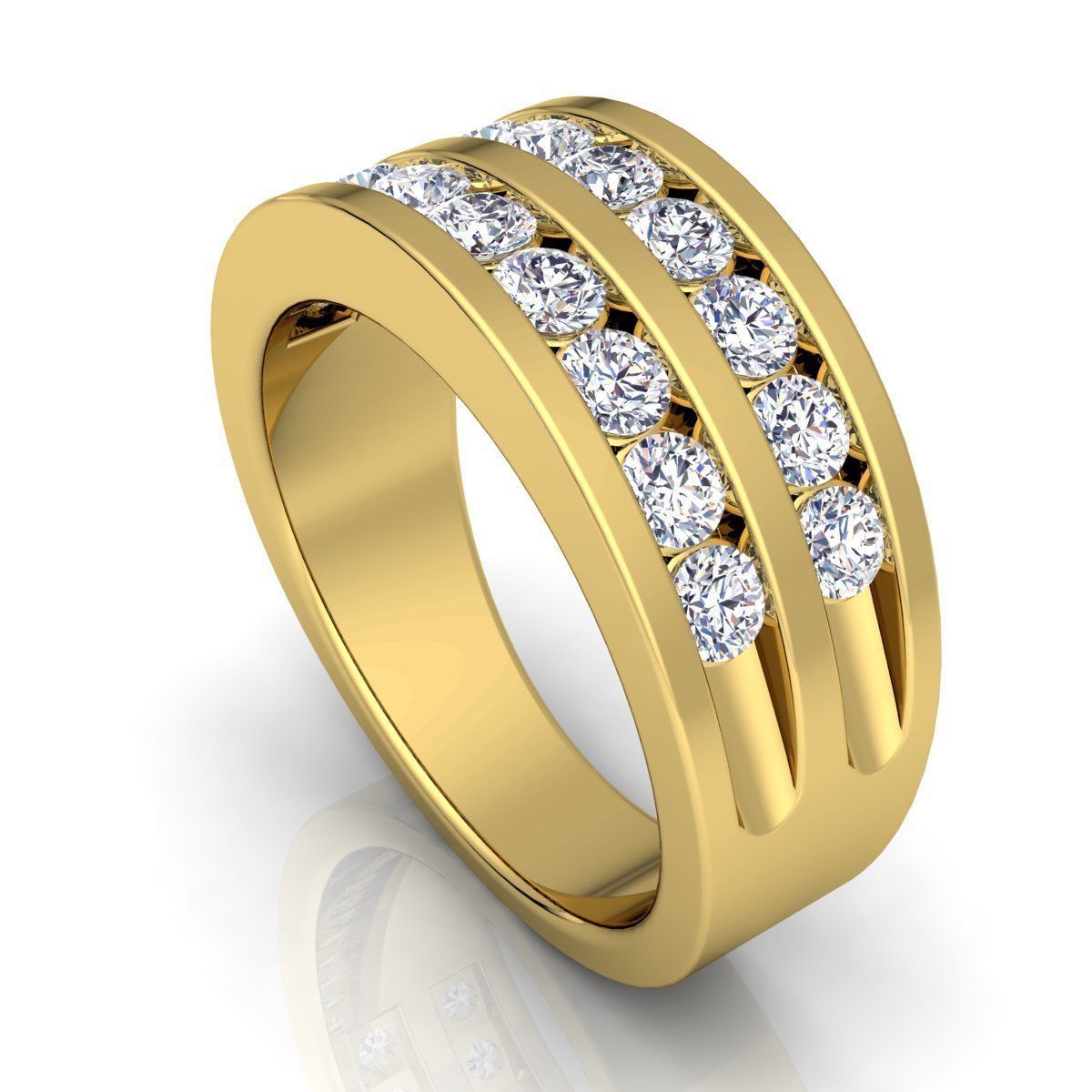 Fancy Ring 3d Model and Render Detail 3D print model_2