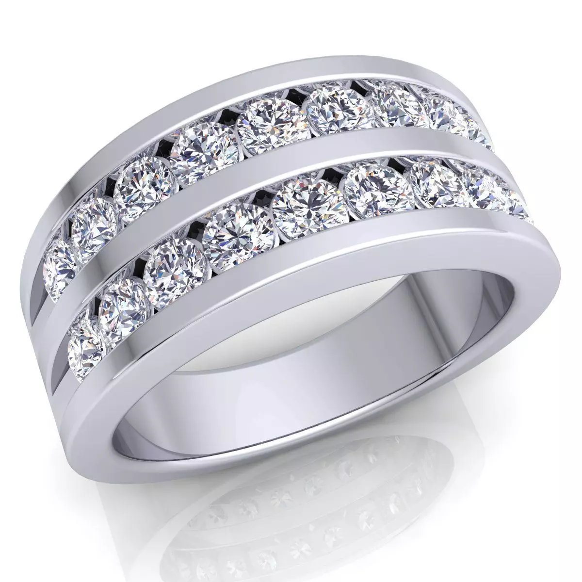 Fancy Ring 3d Model and Render Detail 3D print model_0