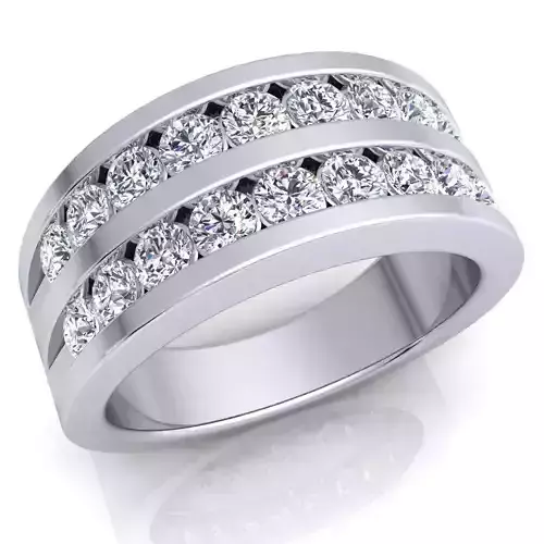 Fancy Ring 3d Model and Render Detail 3D print model