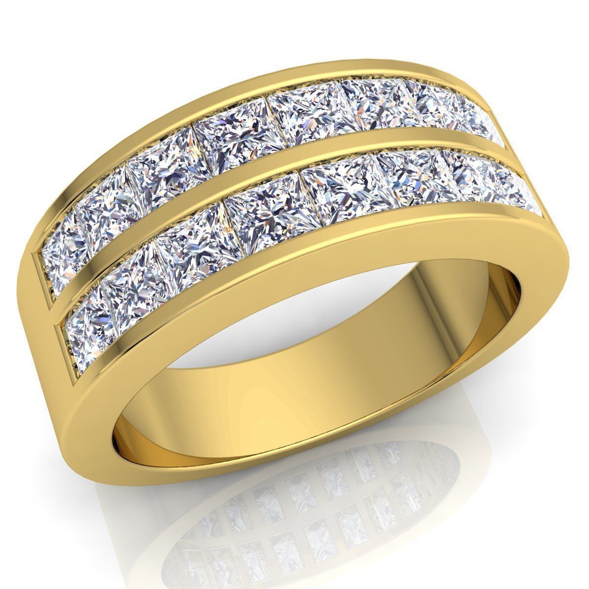 Fancy Woman Ring 3d  Model  3D print model_2