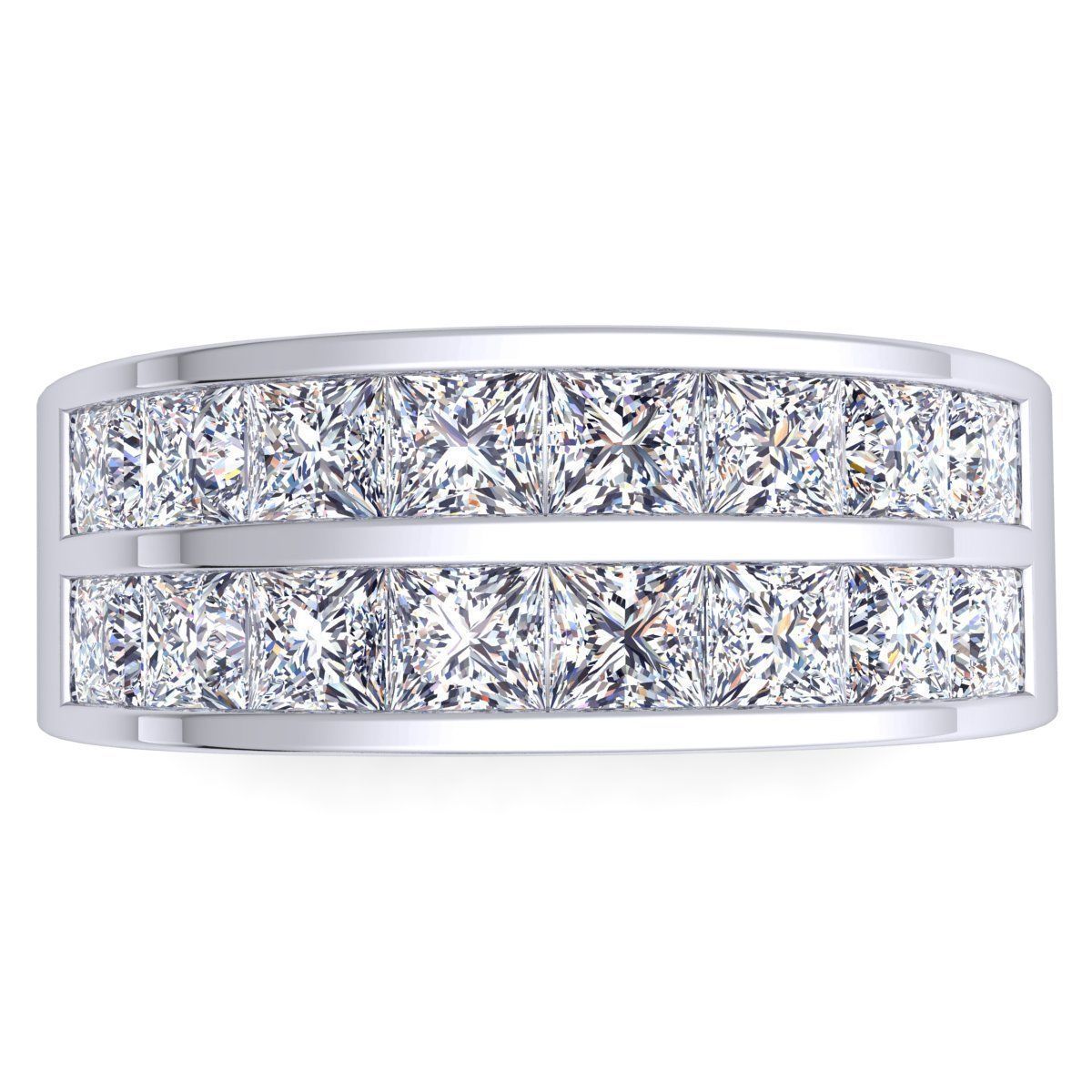 Fancy Woman Ring 3d  Model  3D print model_11