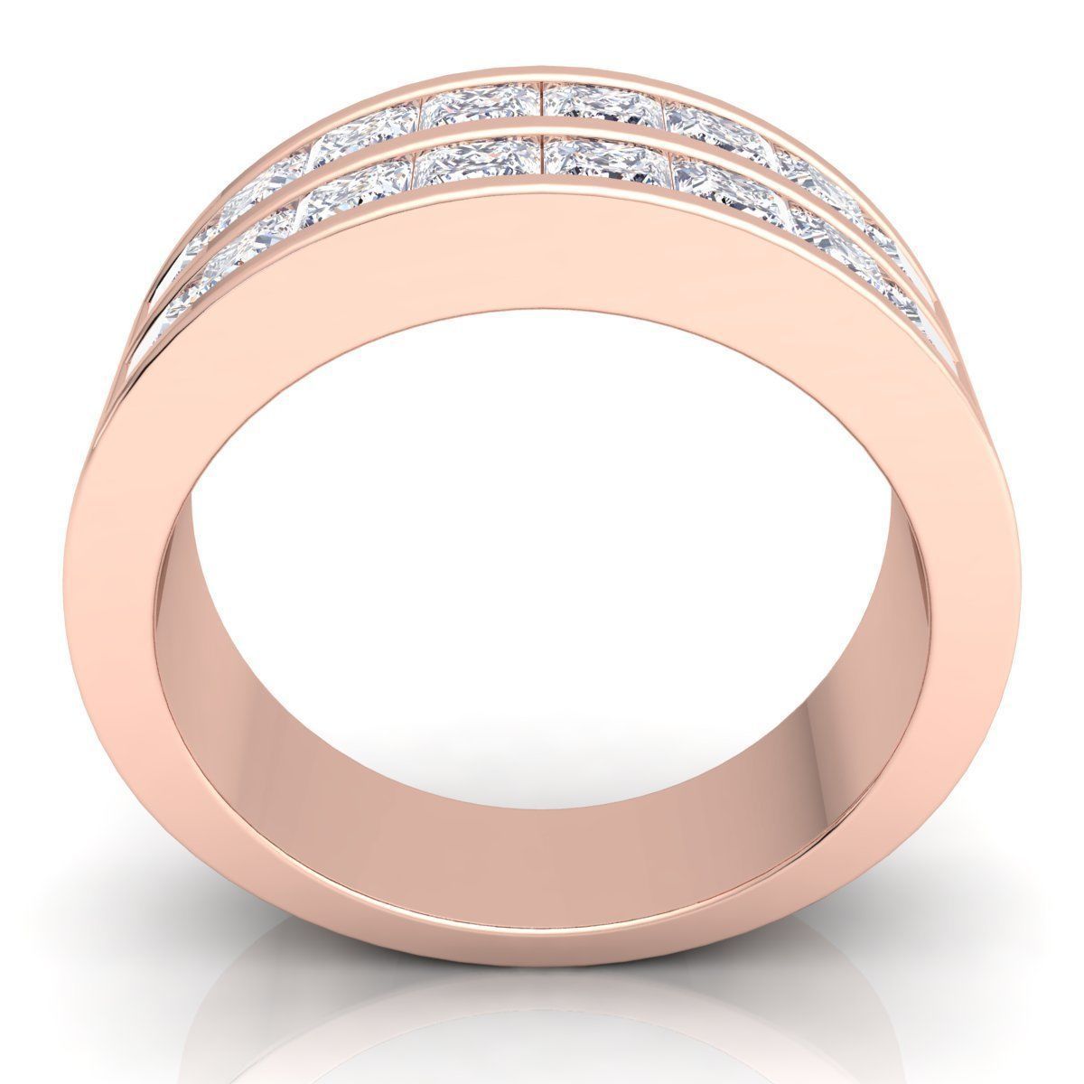 Fancy Woman Ring 3d  Model  3D print model_7