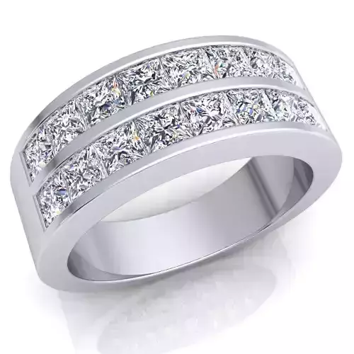 Fancy Woman Ring 3d  Model  3D print model