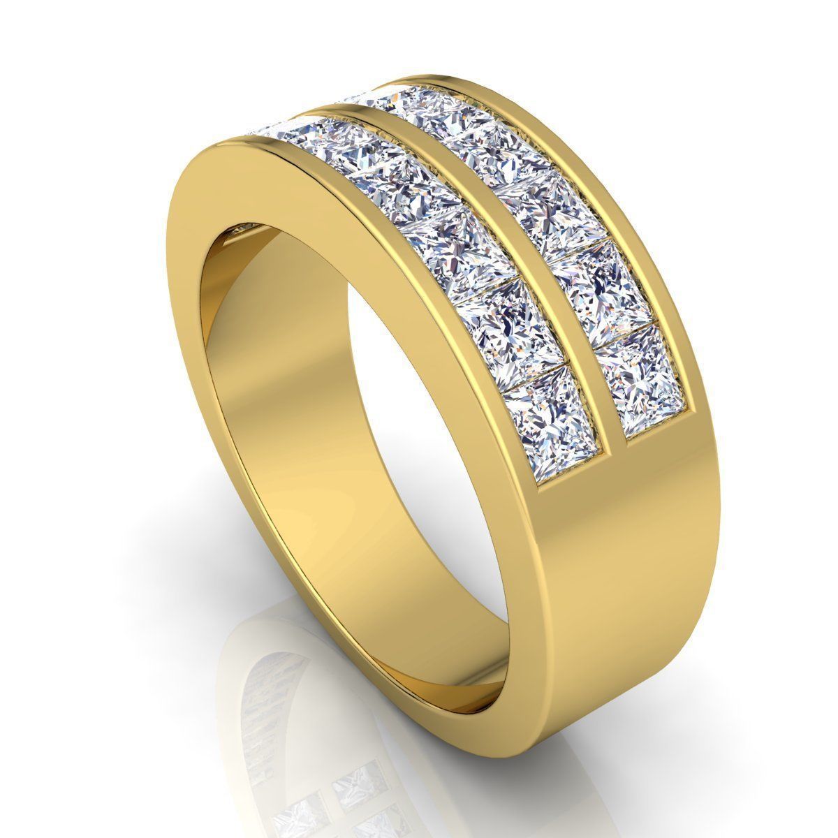 Fancy Woman Ring 3d  Model  3D print model_1