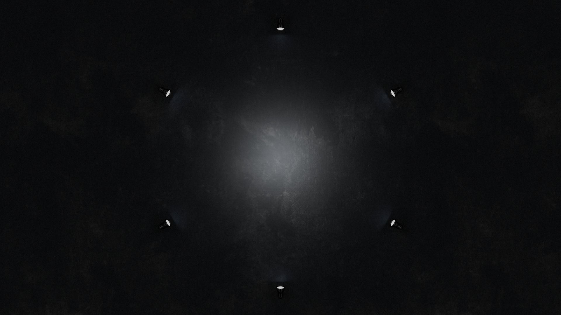 light and render settings with spot lights and rusty iron plate Low-poly 3D model_2