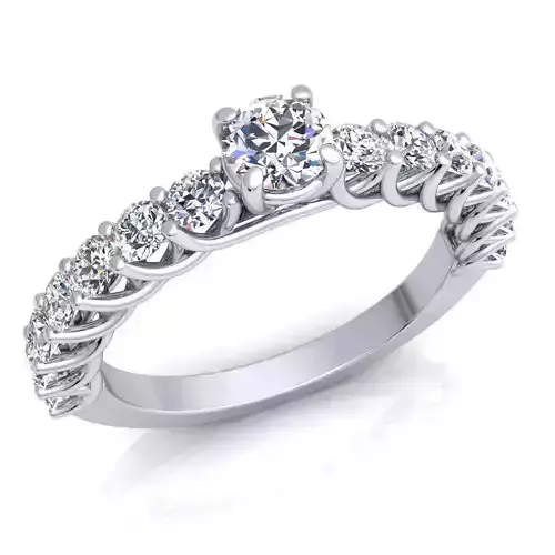 Luxury Woman Diamond Ring 