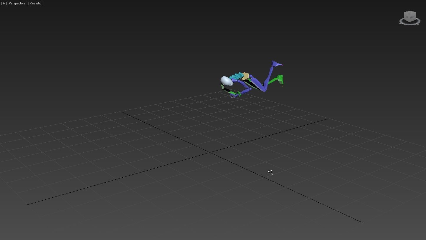 backtuck person 3D model_6