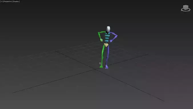 backtuck person 3D model
