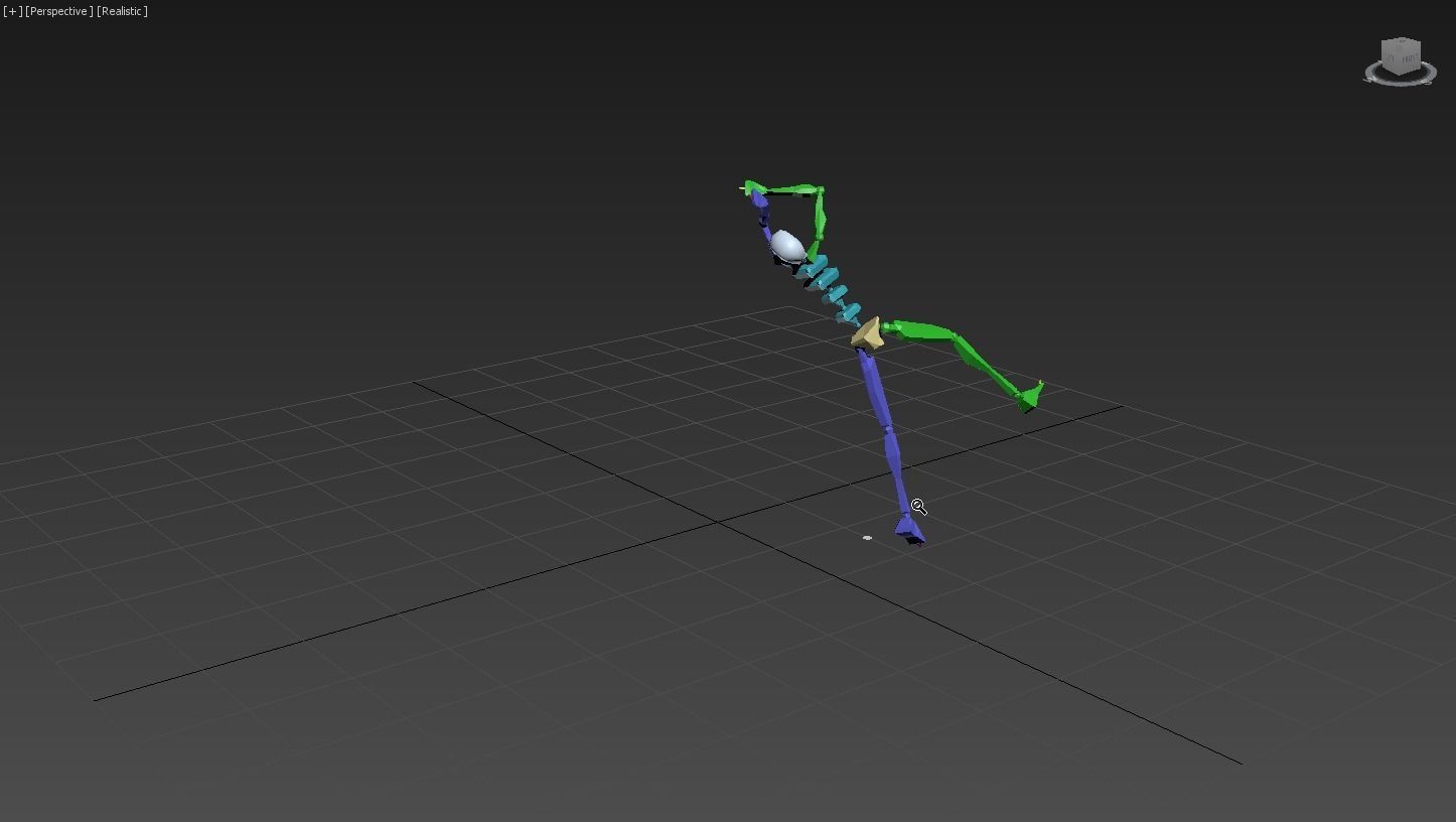 backtuck person 3D model_5