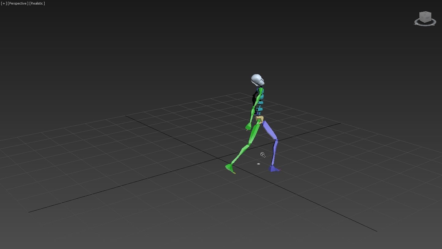 backtuck person 3D model_4