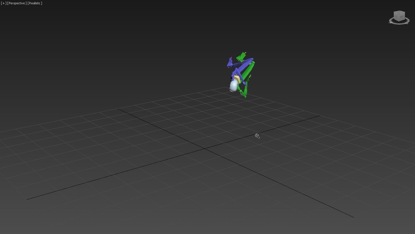 backtuck person 3D model_7