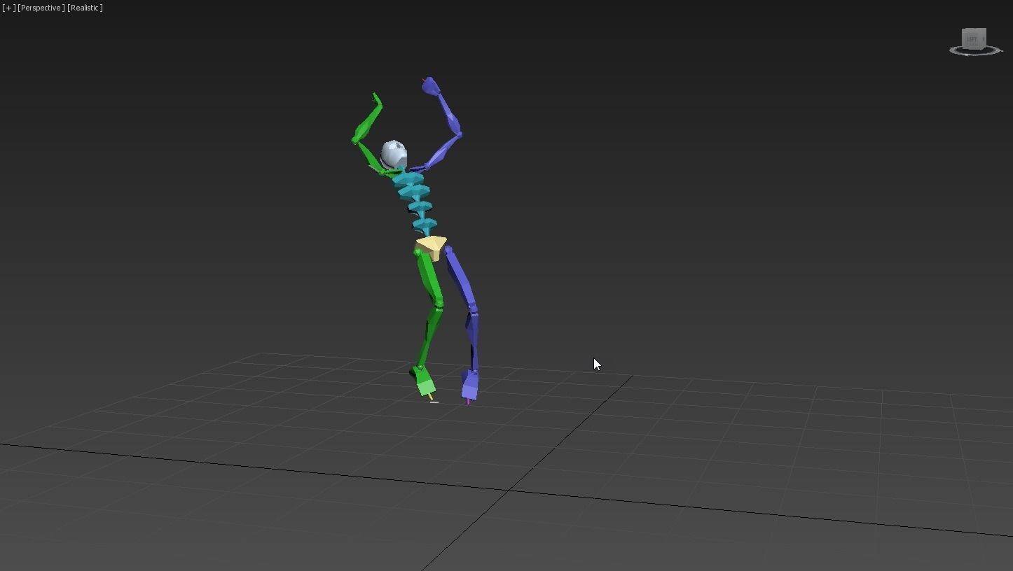 Backtuck 2 skeleton 3D model_6