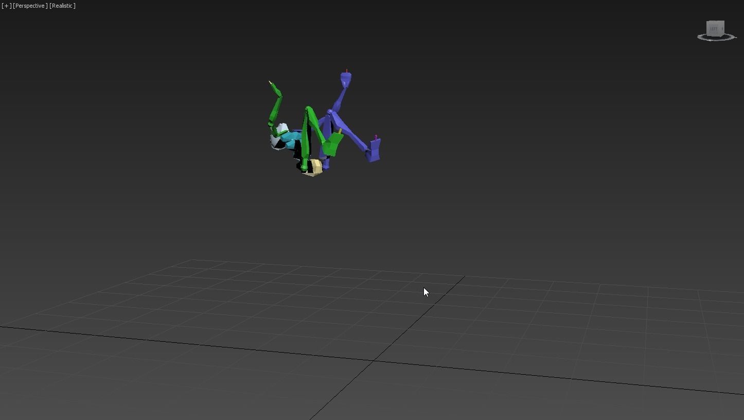 Backtuck 2 skeleton 3D model_7