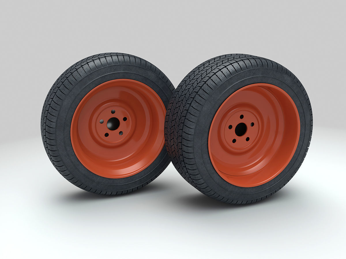 Hot Rod Wheels 3D model_4