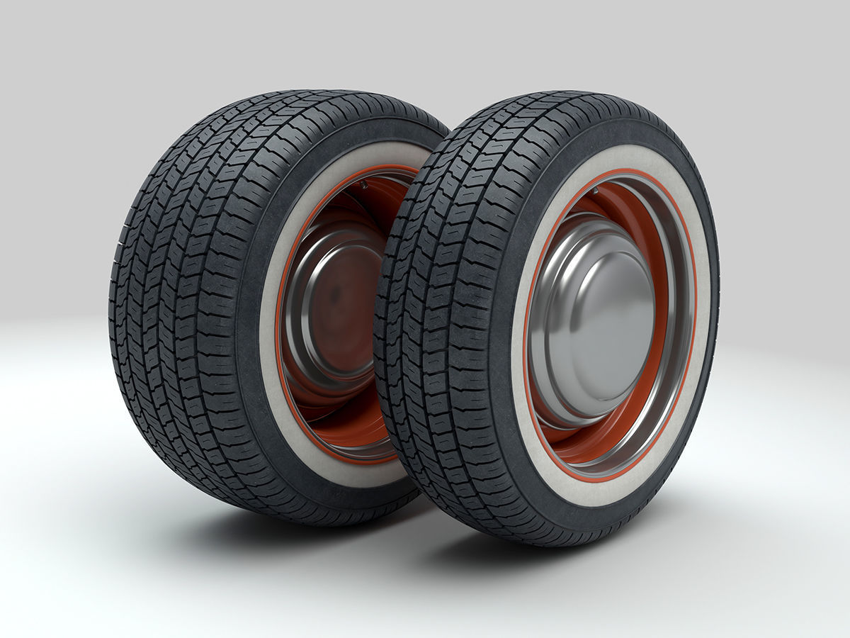 Hot Rod Wheels 3D model_1