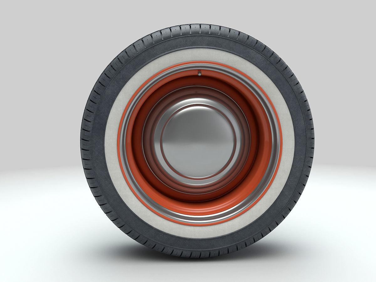 Hot Rod Wheels 3D model_2