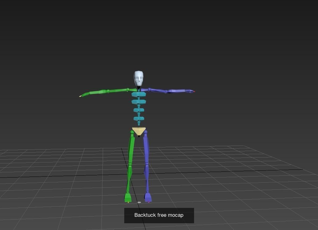 Backtuck parkour 2 in 1 3D Model Collection_5