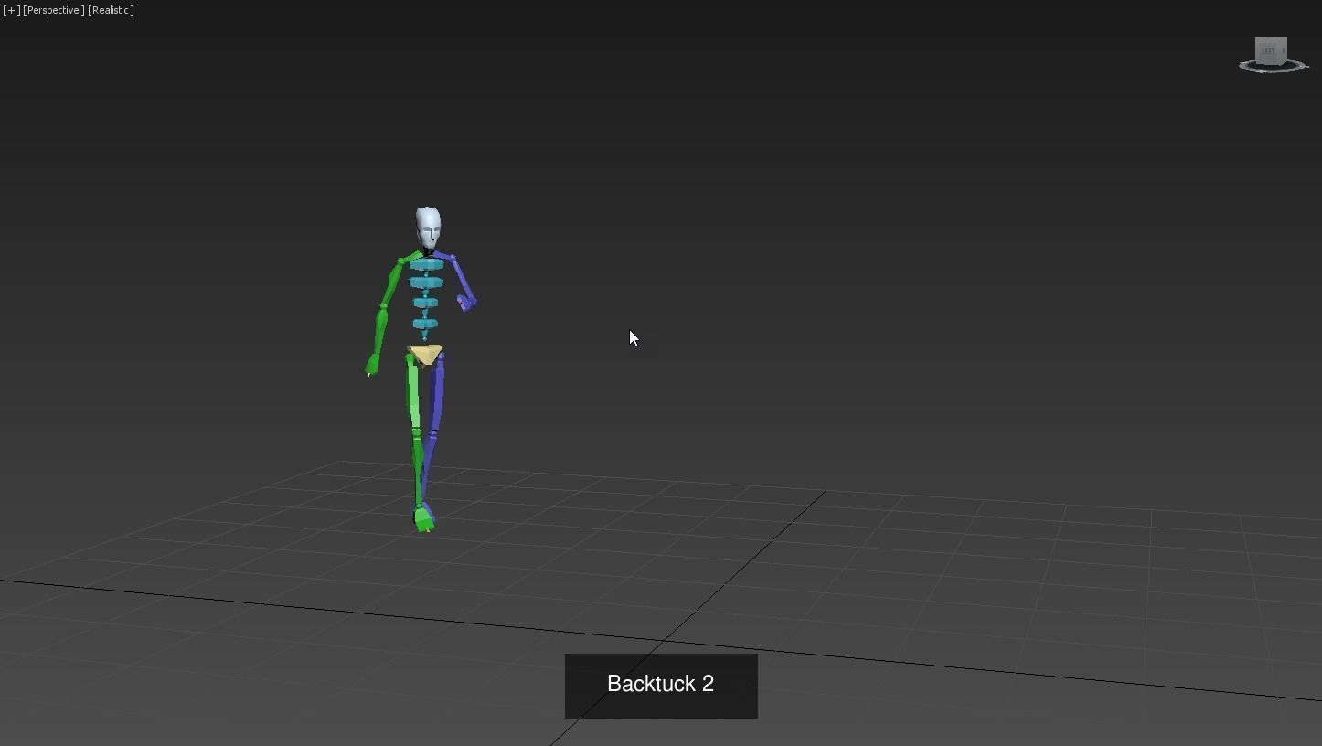 Backtuck parkour 2 in 1 3D Model Collection_6