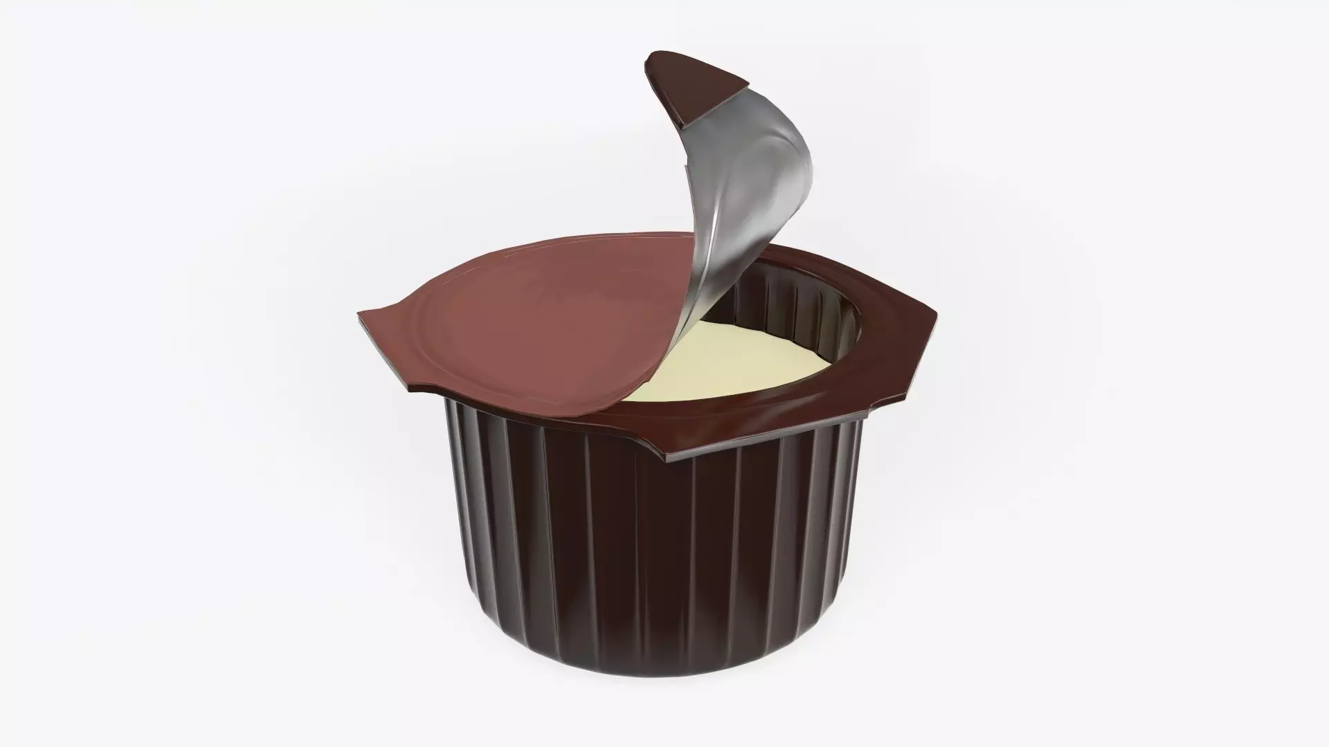 Coffee creme jar opened mock-up 3D model_0