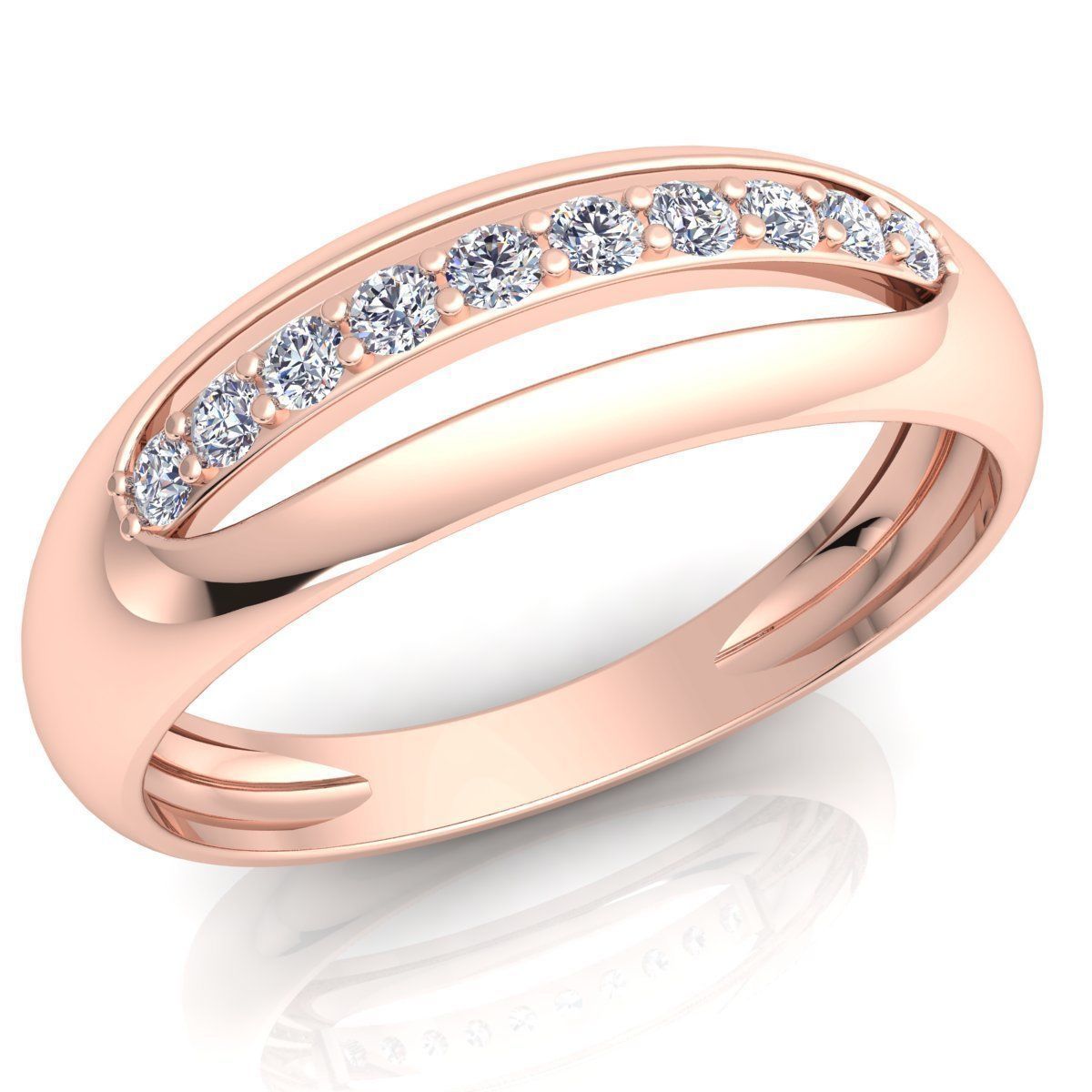 Diamond Ring  3D print model_5