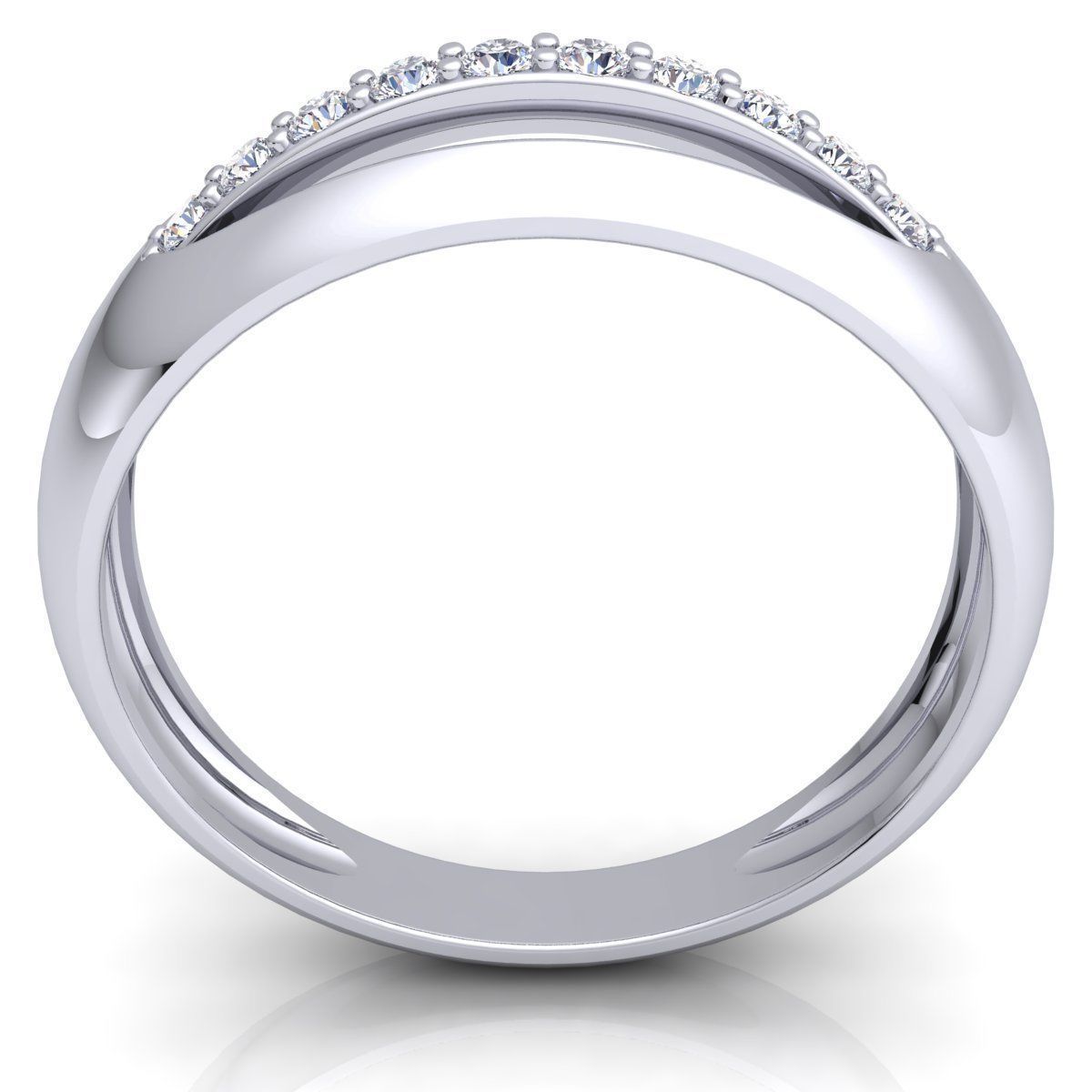 Diamond Ring  3D print model_8