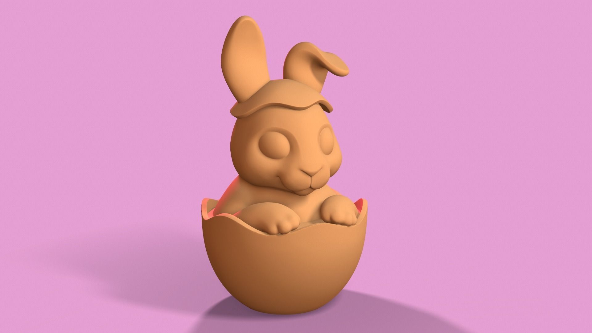 Easter bunny 3D print model