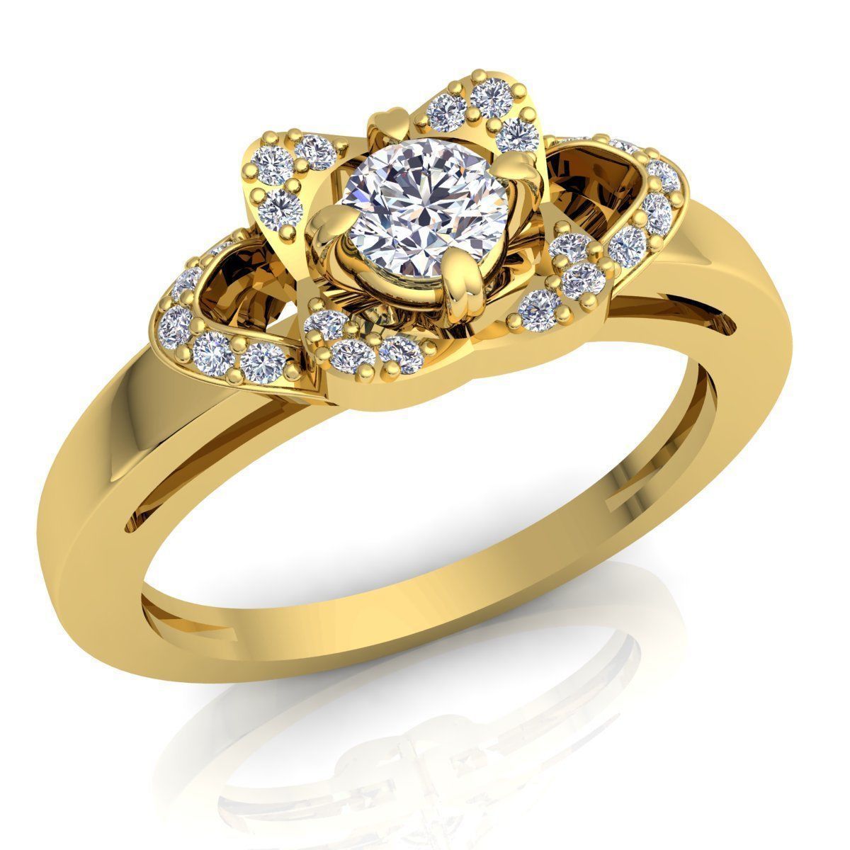 Fancy Style Ring 3d model Render Detaile 3D print model_1