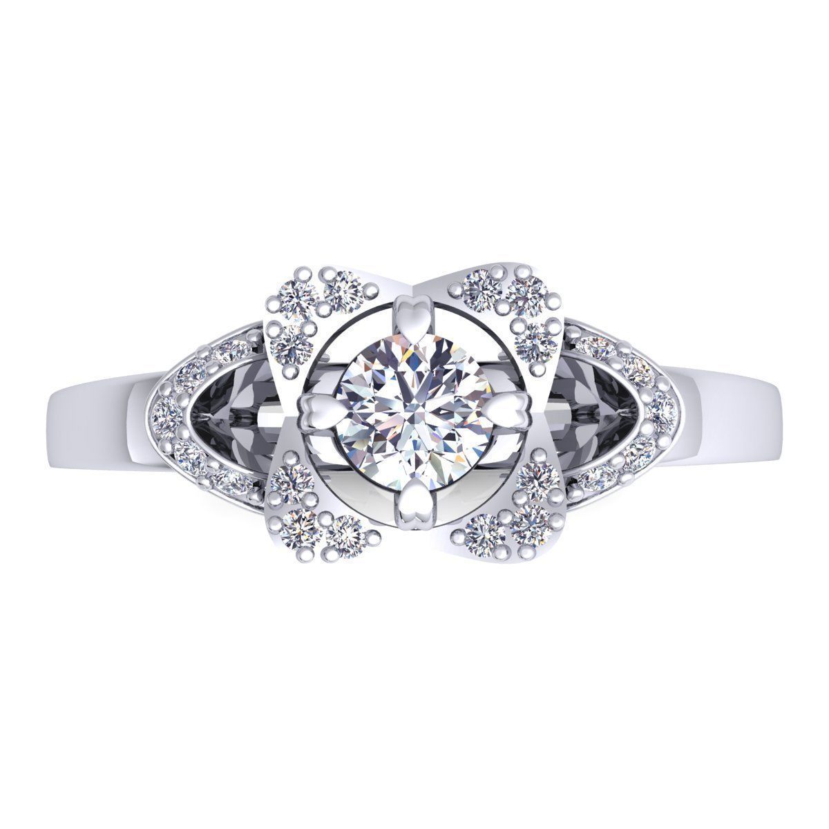 Fancy Style Ring 3d model Render Detaile 3D print model_11