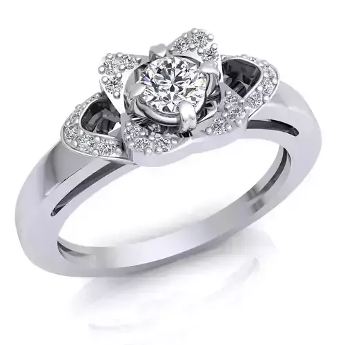 Fancy Style Ring 3d model Render Detaile 3D print model