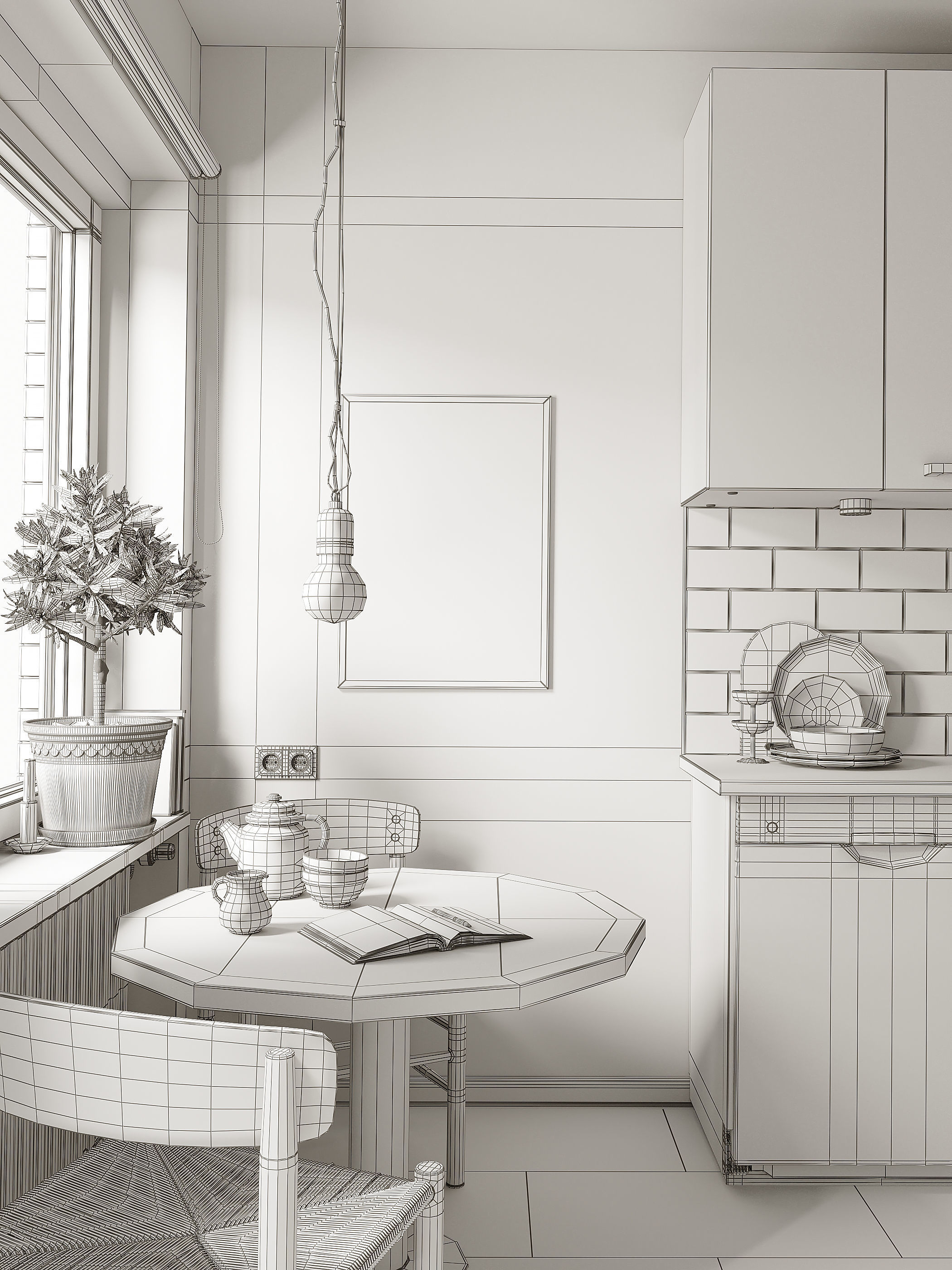 AVE Kitchen 3D model_1