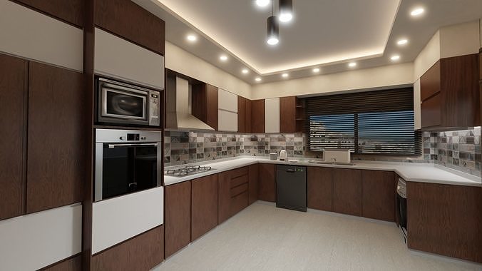 Kitchen Scene  3D model