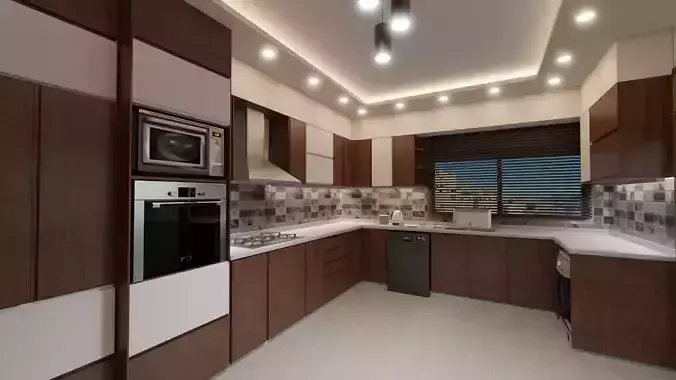 Kitchen Scene  3D model