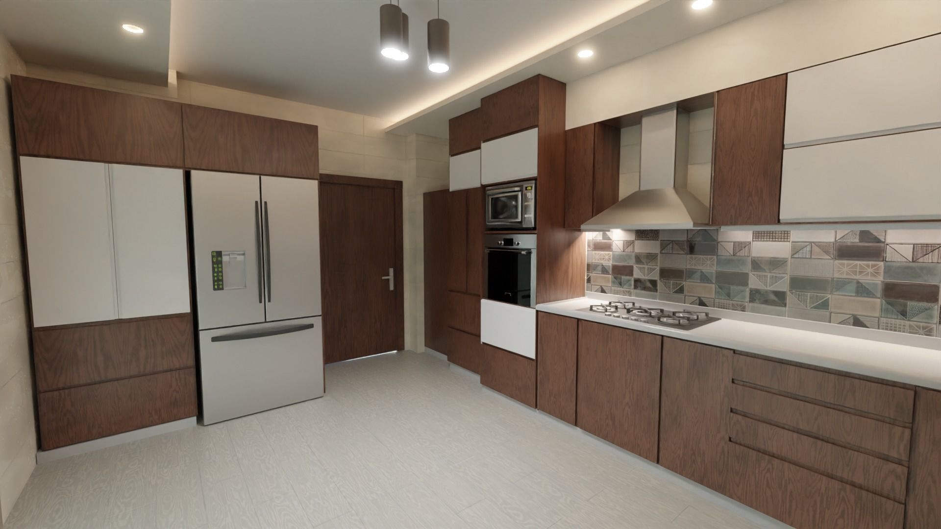 Kitchen Scene  3D model_1