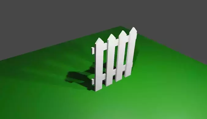 White Fence for Garden - Cerca branca