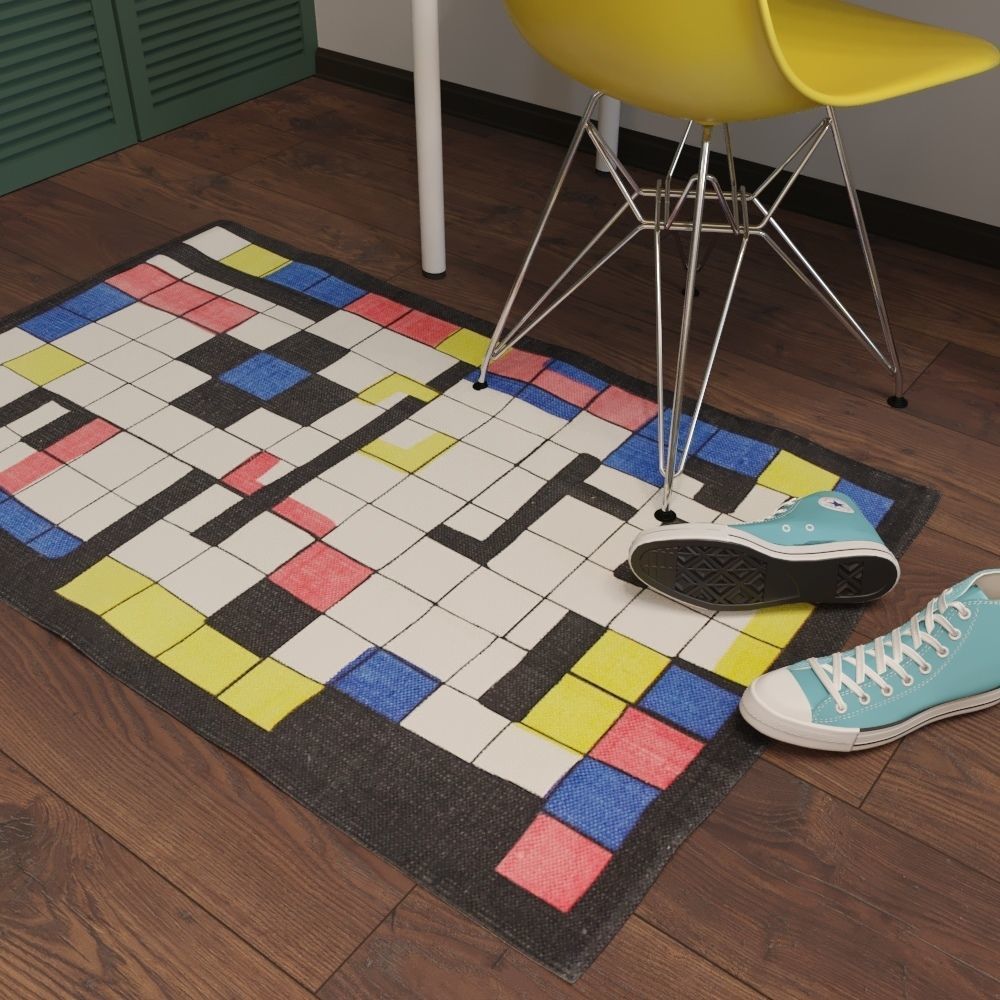 ASOS SUPPLY Printed Mat 3D model_4