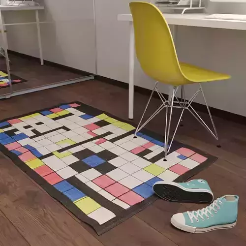 ASOS SUPPLY Printed Mat 3D model