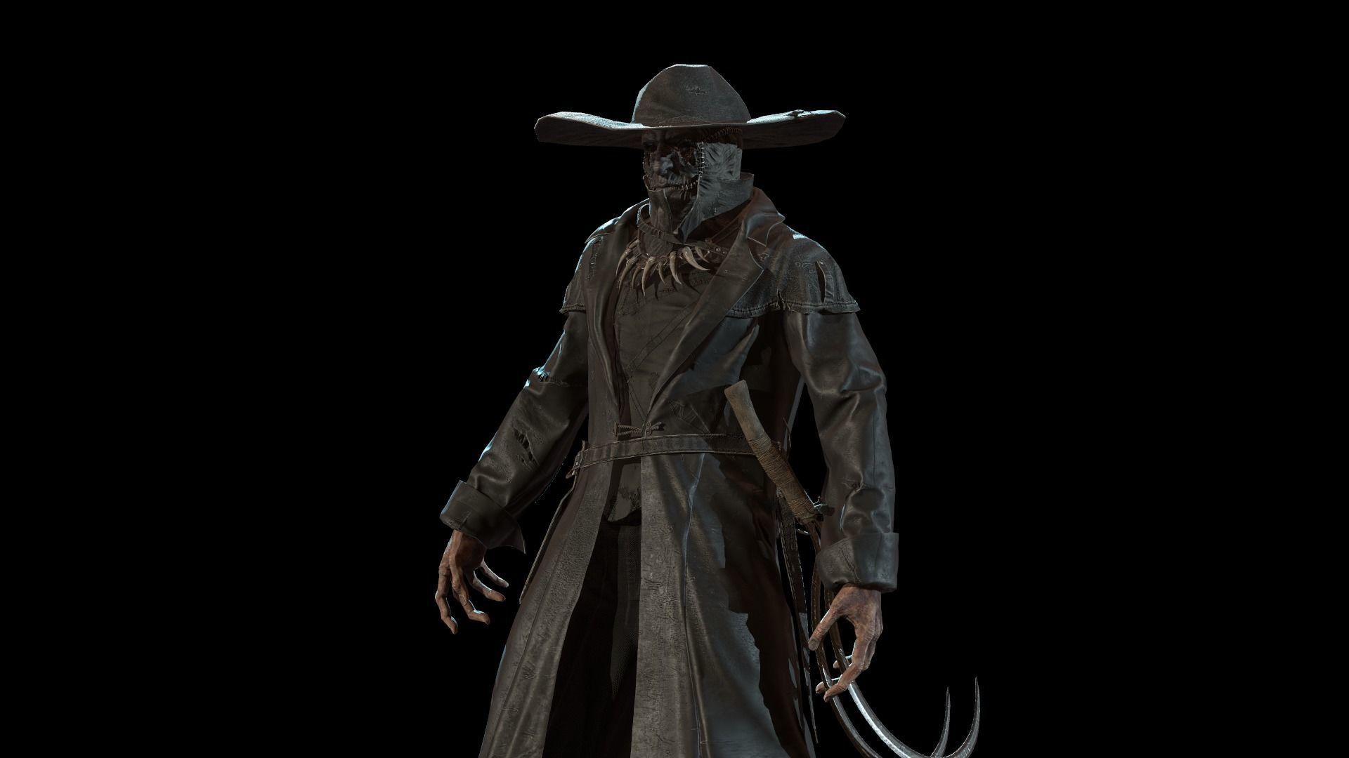 Monster maniac unit 2 Low-poly 3D model_3